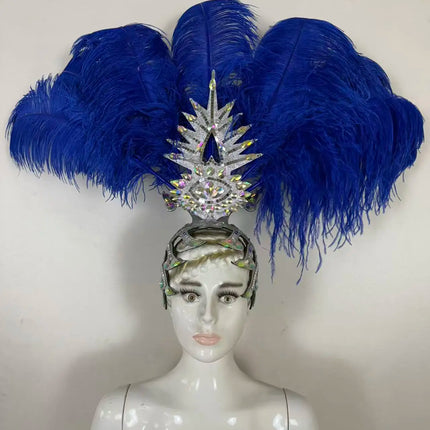 The Stardust Dionysia – Carnival & Samba Feathered Masque Ball Crown