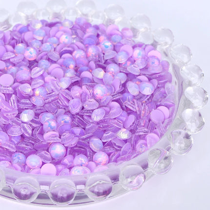 SS6-SS30 Mocha Opal Coral Reef Flatback Glass Non-Hotfix Rhinestones
