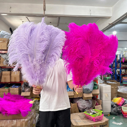130CM Ostrich Feather Fans