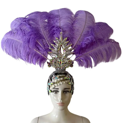 The Stardust Dionysia – Carnival & Samba Feathered Masque Ball Crown