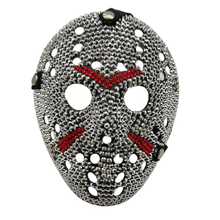 Sparkly Rhinestones Headgear Funny Masquerade Ball Masked Halloween Cosplay Prop Nightclub Dancer Performance Stage Accessories
