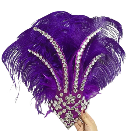 The Stardust Dionysia – Classic Feathered Samba Carnival & Masque Crown