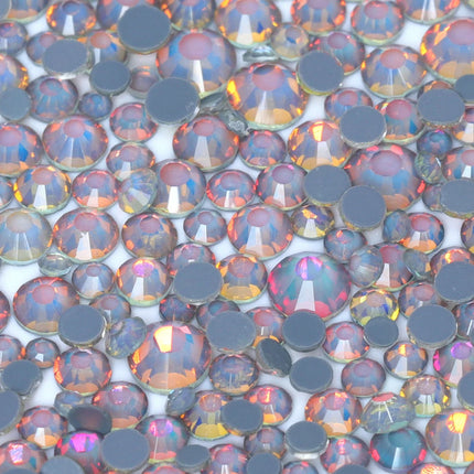 SS6-SS20 Mix Size Mocha Opal High Quality Flat-Back Glass Rhinestones