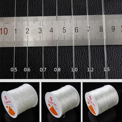 Strong Clear Elastic Stretch Jewelry Cord for Beading & Crafting