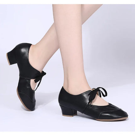 The Stardust Encore Practice Oxford – Leather Latin & Jazz Dance Shoe