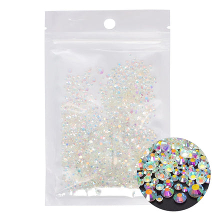 1440PCS SS3-SS20 Mix Size Non-Hotfix Glass FlatBack Rhinestones