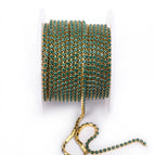 Gold Emerald por / SS6(2mm)-1yard