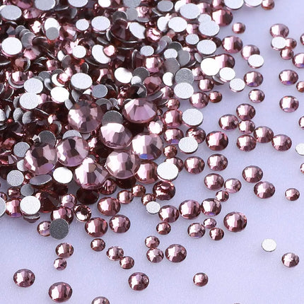 1440PCS SS3-SS20 Mix Size Non-Hotfix Glass FlatBack Rhinestones