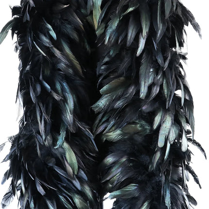 Natural Fluffy Rooster Feather Marabou Boa