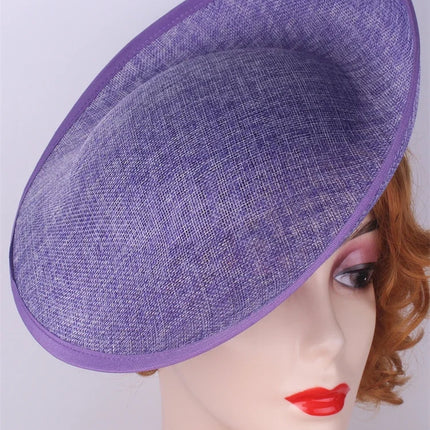 30cm Round Sinamay Fascinator Base DIY Millinery Headpiece Hat Making Blank