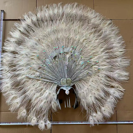 The Stardust Mirage – Premium Mohawk Feather Samba Carnival Headdress