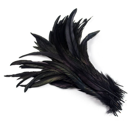 100PCS Natural Rooster Tail Feathers (25-40CM)