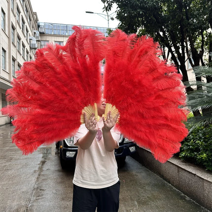 100CM Ostrich Feather Fans