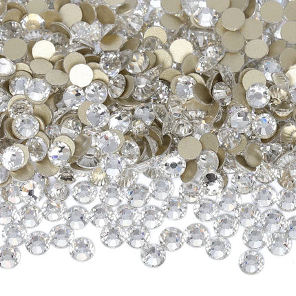 SS3-SS60 AB Gold Bottom Non-Hotfix Glass Flatback Rhinestone
