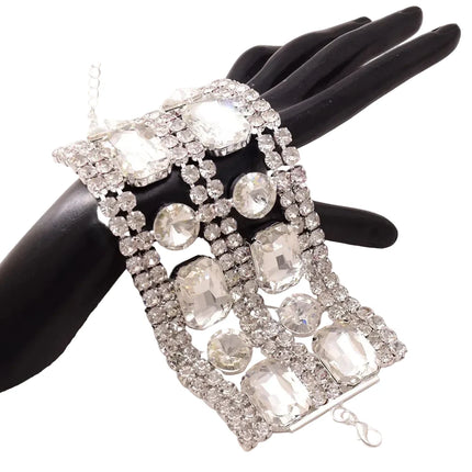 Glass Rhinestone Bracelet