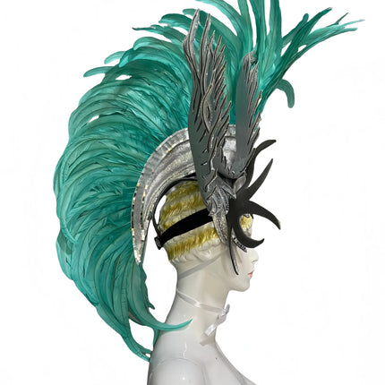 The Stardust Luminary – Premium Feathered Carnival & Samba Halo Headdress