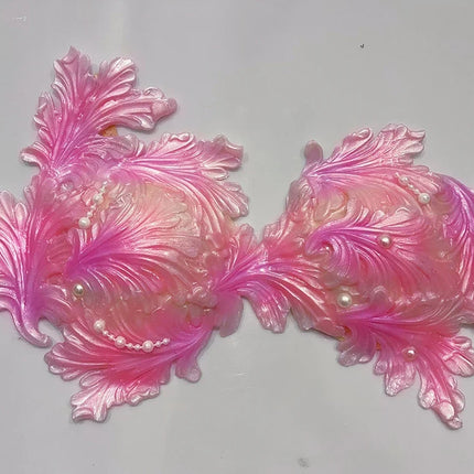 Realistic Silicone Mermaid Seashell Bra Strapless Underwater Photoshoot Costume Top