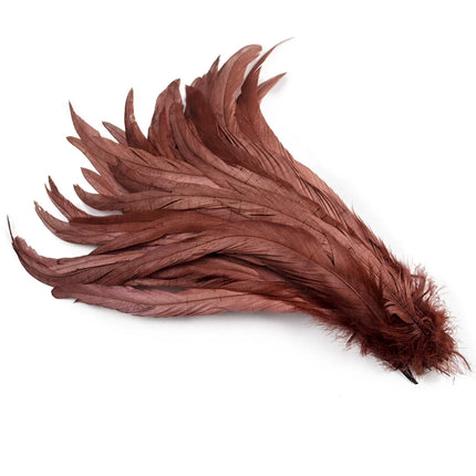 100PCS Natural Rooster Tail Feathers (25-40CM)