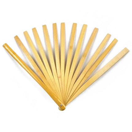 13IN Professional Ostrich Feather Fan Staves