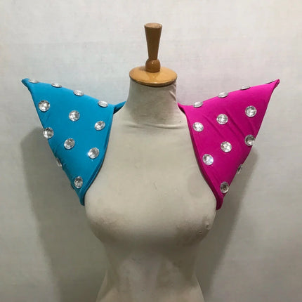 Avant-Garde Showgirl Shoulder Armor Vest – Carnival Stage & Performance Collar Piece
