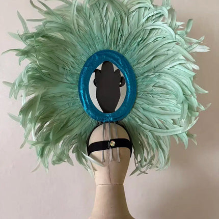 The Stardust Copacabana Feather Crown – Samba Parade Headdress