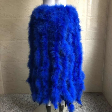 Long Feather Bustle Skirt Costume Accessory
