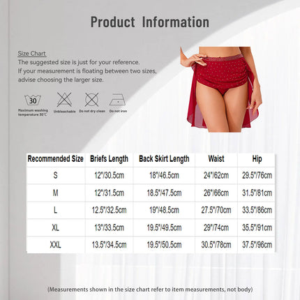 Womens Modern Lyrical Dance Skirt Performance Costume Sparkly Rhinestone Irregular Chiffon Hem Built-in Briefs Skirt Dancewear