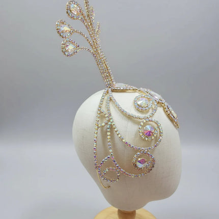 Rhinestone Tall Headpiece Base