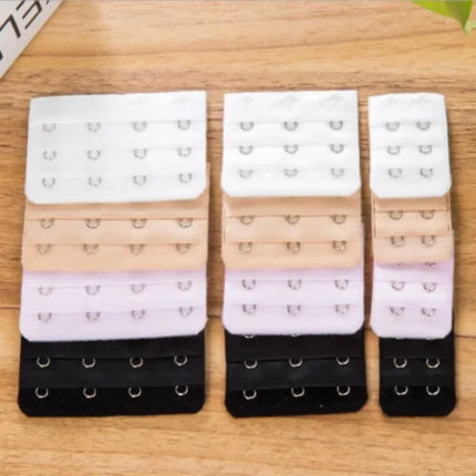 Soft Elastic Bra Extender Strap Sets (2, 3, & 4 Hook Options)