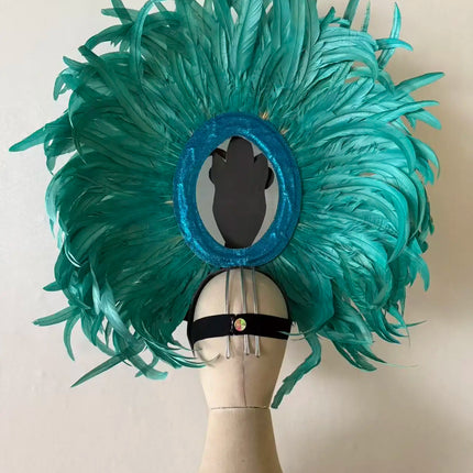 The Stardust Copacabana Feather Crown – Samba Parade Headdress