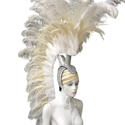The Stardust Luminary – Premium Feathered Carnival & Samba Halo Headdress