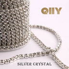 Silver Crystal / SS12-3mm / 1Yard-Pack