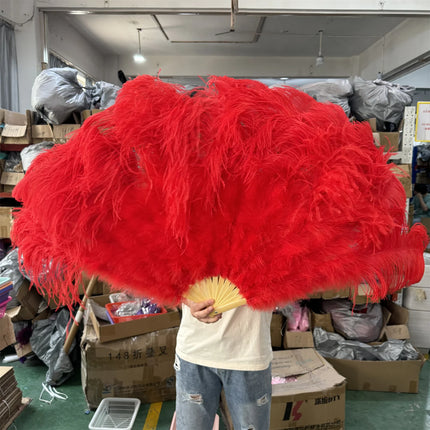 100CM Ostrich Feather Fans