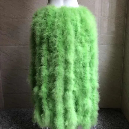 Long Feather Bustle Skirt Costume Accessory
