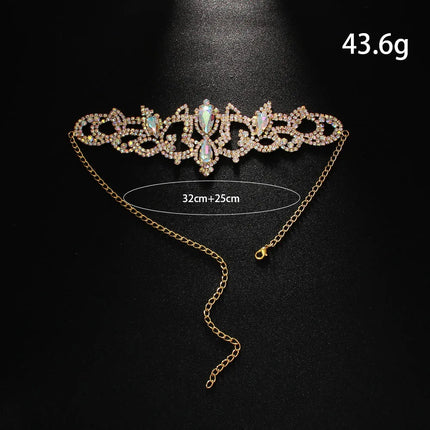 AB Rhinestone Leg/Thigh Chain Jewelry
