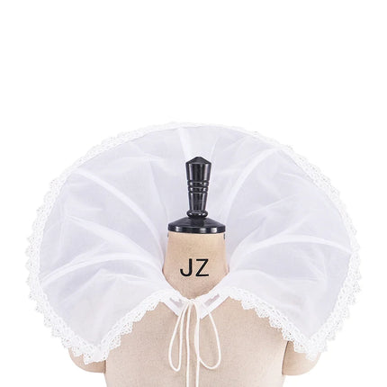 Tudor Elizabethan Standing Collar Gothic Renaissance Medici Ruffle Neck Capelet