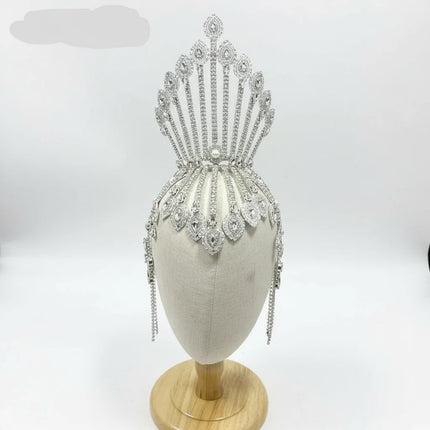 Rhinestone Showgirl Headpiece
