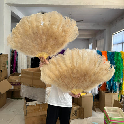 90CM Ostrich Feather Fans