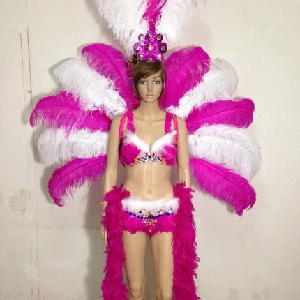 The Stardust Victoria Sovereign – Deluxe Angel Feather Wing & Headdress Stage Costume Set