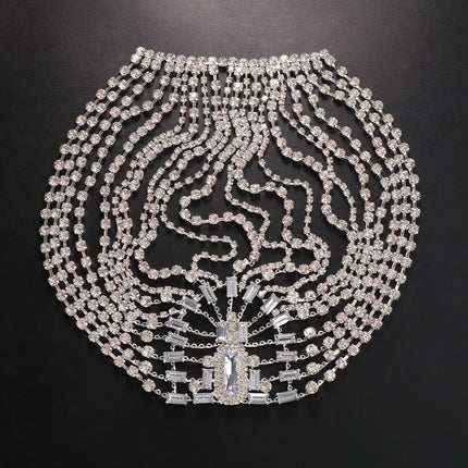Crystal Hair Chain Headpiece Accessory