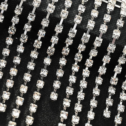 Rhinestone Fringe Tassel Ankle Chains
