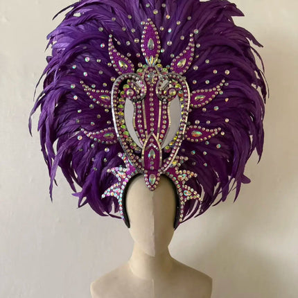 The Stardust Copacabana Feather Crown – Samba Parade Headdress