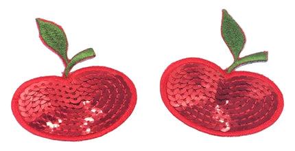 Sparkling Cherry & Fruit Sequined Nipple Pasties Set