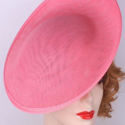 30cm Round Sinamay Fascinator Base DIY Millinery Headpiece Hat Making Blank