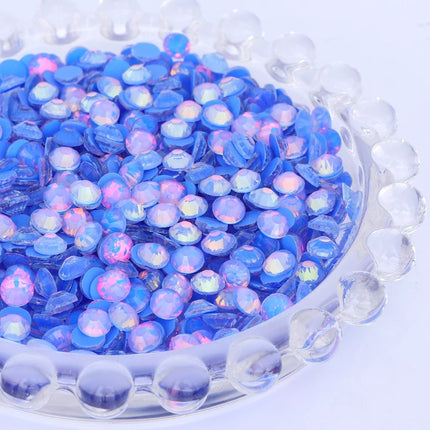 SS6-SS30 Mocha Opal Coral Reef Flatback Glass Non-Hotfix Rhinestones