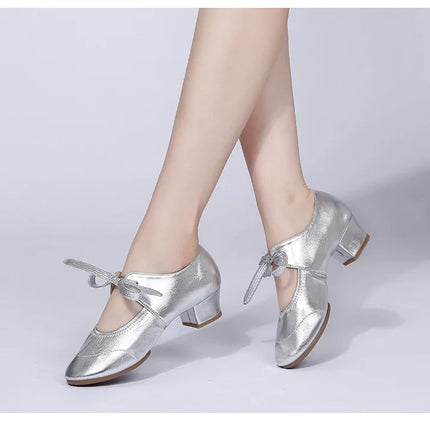 The Stardust Encore Practice Oxford – Leather Latin & Jazz Dance Shoe