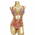 Red / Bra38C Panty L