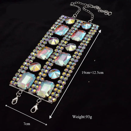 Glass Rhinestone Bracelet