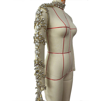 Rhinestone Chain Arm/Sleeve/Shoulder Jewelry