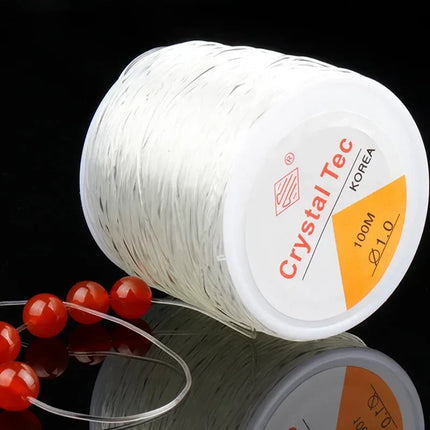 Strong Clear Elastic Stretch Jewelry Cord for Beading & Crafting